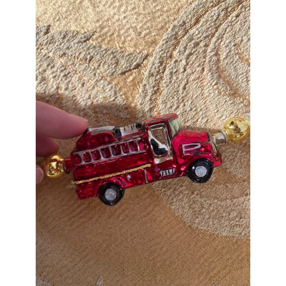 Christopher Radko Ruff N' Ready Garland 2001 Dalmatians Firetrucks Holidays - Picture 8 of 9